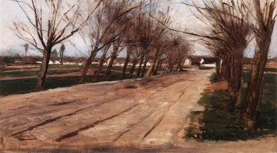 Alley by Gyula Agghazy